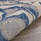 Homeroots 2 x 3 ft. Navy Abstract Indoor & Outdoor Scatter Area Rug 396141 - alternate 3